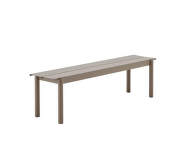Lavice Linear Steel Bench 170 cm, taupe