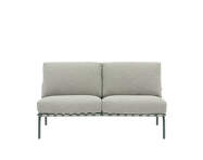 Pohovka Settle Sofa 2-Seater bez područek, Ribbed Weave 2/dark green