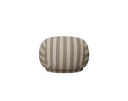 Pouf Rico Louisiana, sand/off-white