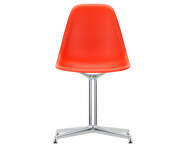 Židle Eames DSL, poppy red / polished aluminum