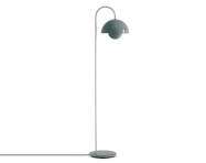 Stojací lampa Flowerpot VP12, stone blue