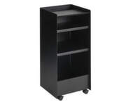 Stolek Folded Trolley Tall Open, black