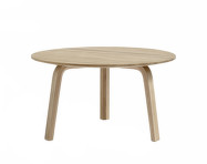 Stolek Bella Coffee Table Ø60x32, lacquered oak