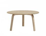 Stolek Bella Coffee Table Ø60x32, lacquered oak