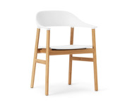 Židle Herit Armchair Oak, white