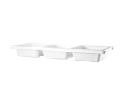 Police String Bowl Shelf, white