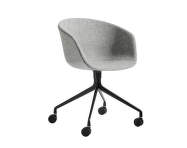 Židle AAC 25, Black Powder Coated Aluminium / full upholstery Hallingdal 130