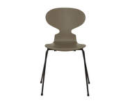 Židle Ant™ 3101 lacquered, olive green / black