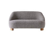 Sofa Margas LC3, oiled oak/Zero 011