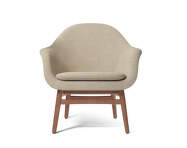 Křeslo Harbour Lounge Chair, walnut/Bouclé 02