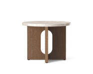 Odkládací stolek Androgyne, dark stained oak/Kunis Breccia Sand