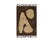 Koberec Abstract Rug Small, Brown/Off-white