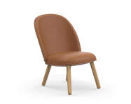 Křeslo Ace Lounge Chair Oak Ultra Leather, brandy