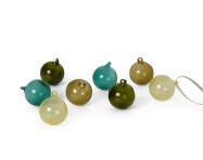 Vánoční baňky Glass Baubles S set 8ks, mixed dark