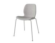 Jídelní židle Seed Metal Upholstered, grey / Qual light grey melange