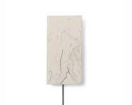 Nástěnná lampa Argilla, marble white