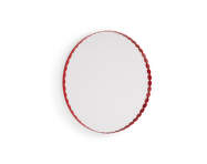 Zrcadlo Arcs Round, red