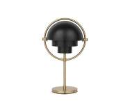 Přenosná stolní lampa Multi-Lite, black semi matt / brass