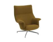 Křeslo Doze Lounge Chair Swivel, Hearth 8 / polished aluminum