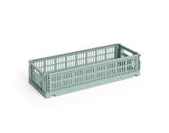 Úložný box Colour Crate Oblong Mini, sage green