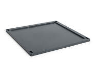 Plastové víko Colour Crate Square L, charcoal