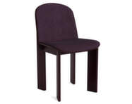 Židle Chisel 65, dark bordeaux lacquered beech / Turf burgundy