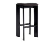Barová stolička Chisel 30 H75, black lacquered oak / Steelcut Trio 383