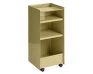 Stolek Folded Trolley Tall Open, dark beige green