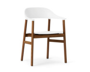 Židle Herit Armchair Smoked Oak, white