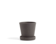 Květináč s miskou Flowerpot S, plum