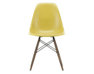 Židle Eames Fiberglass DSW, ochre light/dark maple