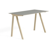 Stůl Copenhague CPH 90, lacquered solid oak/grey linoleum