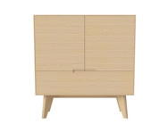 Komoda New Mood, white oiled oak/white oiled oak