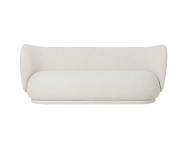 Sofa Rico bouclé, 3–seater, off-white