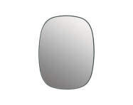 Zrcadlo Framed Mirror, small dark green/clear