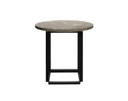 Odkládací stolek Florence Side Table Ø50, gris du Marais marble / black