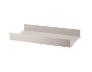 Police String Metal Shelf High Edge 58 x 30, beige