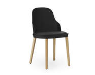 Židle Allez Chair Oak/Leather, black