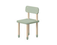 Dětská židle Dots, natural green