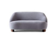 Sofa Margas LC3, oiled walnut/Gentle 133