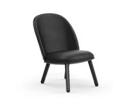 Křeslo Ace Lounge Chair Black Oak Ultra Leather, black