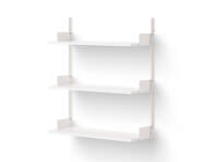 Policová sestava Wall Shelf 900, white/white