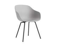 Židle AAC 226 Black Powder Coated Steel, concrete grey