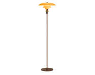 Stojací lampa PH 3½-2½, aged brass/yellow glass