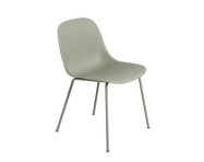 Židle Fiber Side Chair Tube Base, dusty green