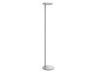 Stojací lampa Oblique, glossy grey