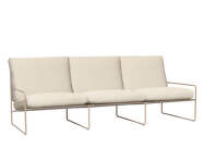 Outdorová sofa Desert 3-Seater, cashmere/off-white