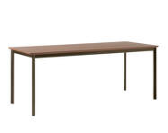 Jídelní stůl Drip HW116, bronzed/lacquered walnut