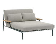 Lehátko Settle Lounge Bed, Ribbed Weave 2/dark green