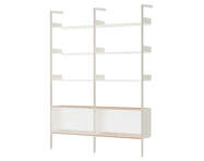 Policová sestava Rombe Konfigurace E, alabaster